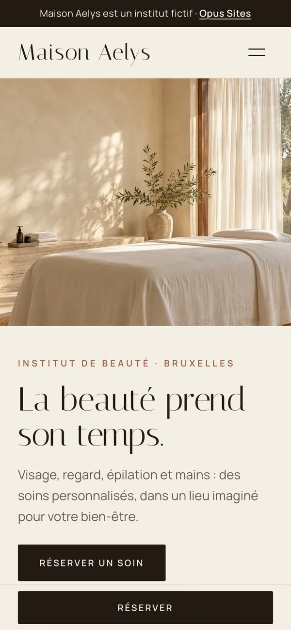 Maison Aelys sur téléphone